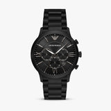  Shop Authentic Emporio Armani Giovanni Chronograph Black Dial Black Steel Strap Watch For Men - AR11349 - Luxxuri
