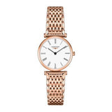  Shop Authentic Longines La Grande Classique White Dial Rose Gold Mesh Bracelet Watch for Women - L4.209.1.91.8 - Luxxuri