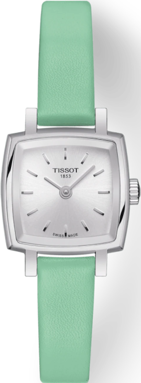  Shop Authentic Tissot T Lady Lovely Square Silver Dial Light Green Leather Strap Watch for Women - T058.109.16.031.01 - Luxxuri