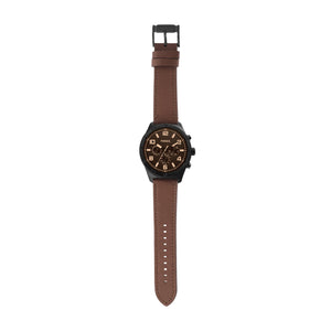  Shop Authentic Fossil Brox Multifunction Brown Dial Brown Leather Strap Watch for Men - BQ2802 - Luxxuri