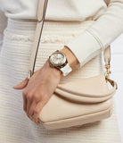  Shop Authentic Guess Venus Diamonds White Dial White Rubber Strap Watch for Women - GW0118L5 - Luxxuri