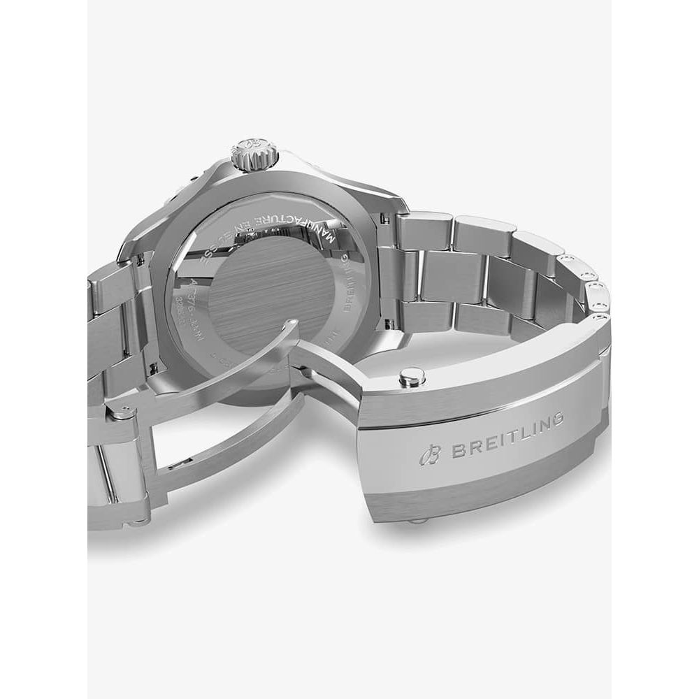  Shop Authentic Breitling Superocean Automatic 44mm Blue Dial Silver Steel Strap Watch for Men - A17376211C1A1 - Luxxuri