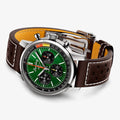  Shop Authentic Breitling Top Time B01 Ford Mustang Green Dial Brown Leather Strap Watch for Men - AB01762A1L1X1 - Luxxuri