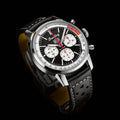  Shop Authentic Breitling Top Time B01 Deus Black Dial Black Leather Strap Watch for Men - AB01765A1B1X1 - Luxxuri