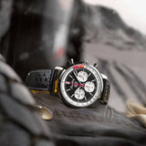  Shop Authentic Breitling Top Time B01 Deus Black Dial Black Leather Strap Watch for Men - AB01765A1B1X1 - Luxxuri