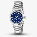  Shop Authentic Gucci G Timeless Quartz Blue Dial Silver Steel Strap Watch for Women - YA1265043 - Luxxuri