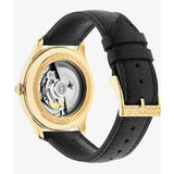  Shop Authentic Gucci Eryx Automatic Chevron Gold Dial Black Leather Strap Watch For Men - YA126340 - Luxxuri