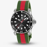  Shop Authentic Gucci Dive Automatic Black Dial Two Tone Rubber Strap Watch for Men - YA136349 - Luxxuri