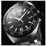  Shop Authentic Tag Heuer Formula 1 Quartz Black Dial Silver Steel Strap Watch for Men - WAZ1110.BA0875 - Luxxuri