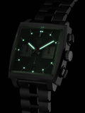  Shop Authentic Tag Heuer Monaco Automatic Chronograph Black Dial Silver Steel Strap Watch for Men - CBL2113.BA0644 - Luxxuri
