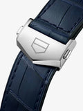 Shop Authentic Tag Heuer Carrera Day Date Blue Dial Blue Leather Strap Watch for Men - WBN2012.FC6502 - Luxxuri