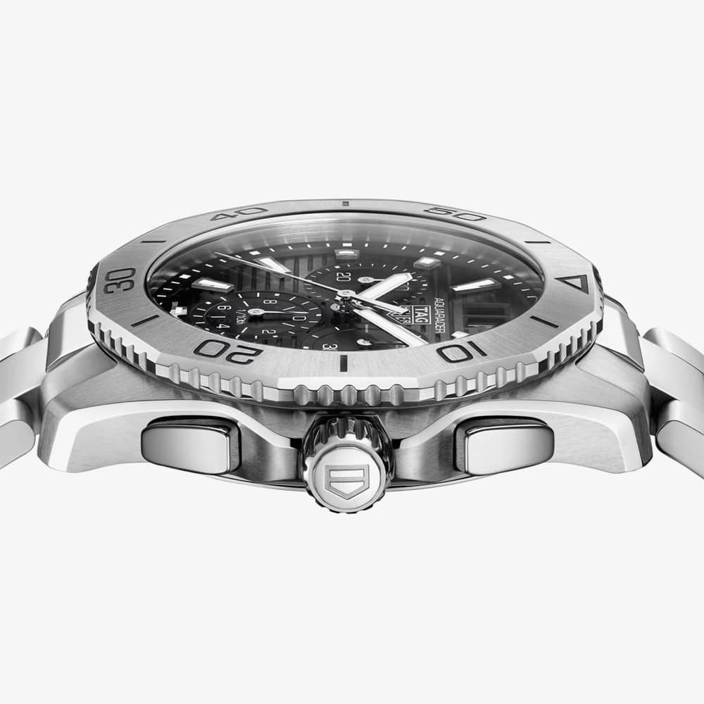  Shop Authentic Tag Heuer Aquaracer Professional 200 Date Black Dial Silver Steel Strap Watch for Men - CBP1110.BA0627 - Luxxuri