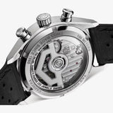  Shop Authentic Tag Heuer Carrera Automatic Chronograph Black Dial Black Leather Strap Watch for Men - CBS2210.FC6534 - Luxxuri