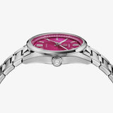  Shop Authentic Tag Heuer Carrera Date Automatic 18K Pink Dial Silver Steel Strap Watch for Women - WBN2313.BA0001 - Luxxuri