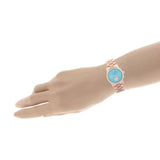  Shop Authentic Michael Kors Runway Chronograph Turquoise Dial Rose Gold Steel Strap Watch For Women - MK6164 - Luxxuri