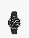  Shop Authentic Hugo Boss Admiral Black Dial Black Silicone Strap Watch for Men - 1513912 - Luxxuri