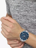  Shop Authentic Hugo Boss Admiral Blue Dial Silver Steel Strap Watch for Men - 1513907 - Luxxuri