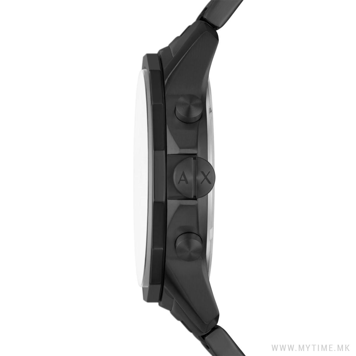  Shop Authentic Armani Exchange Banks Chronograph Black Dial Black Steel Strap Watch For Men - AX1722 - Luxxuri