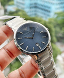  Shop Authentic Emporio Armani Renato Blue Dial Silver Steel Strap Watch For Men - AR2472 - Luxxuri
