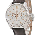  Shop Authentic Tag Heuer Carrera Chronograph White Dial Brown Leather Strap Watch for Men - CBN2013.FC6483 - Luxxuri