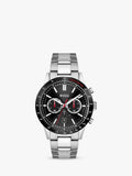  Shop Authentic Hugo Boss Rafale Chronograph Black Dial Silver Steel Strap Watch for Men - 1513509 - Luxxuri