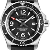  Shop Authentic Breitling Superocean II 44mm Black Dial Black Rubber Strap Watch for Men - A17367D71B1S2 - Luxxuri