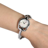 Shop Authentic Gucci Horsebit Collection Diamonds Mother of Pearl Dial Silver Steel Strap Watch For Women - YA139506 - Luxxuri