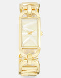  Shop Authentic Michael Kors Empire Three Hand Gold Dial Gold Steel Strap Watch For Women - MK7406 - Luxxuri