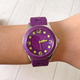  Shop Authentic Marc Jacobs Pelly Purple Dial Purple Silicone Strap Watch for Women - MBM2505 - Luxxuri