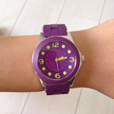  Shop Authentic Marc Jacobs Pelly Purple Dial Purple Silicone Strap Watch for Women - MBM2515 - Luxxuri