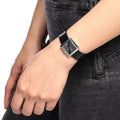  Shop Authentic Calvin Klein Mark Black Dial Black Leather Strap Watch for Women - K3R231C1 - Luxxuri