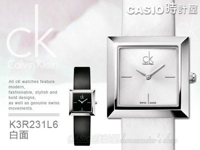  Shop Authentic Calvin Klein Mark Black Dial Black Leather Strap Watch for Women - K3R231C1 - Luxxuri