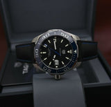  Shop Authentic Tag Heuer Aquaracer Calibre 5 Automatic Black Dial Black Nylon Strap Watch for Men - WAY201C.FC6395 - Luxxuri