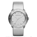  Shop Authentic Marc Jacobs Amy Silver Dial Silver Leather Strap Watch for Women - MBM8626 - Luxxuri