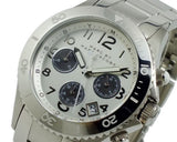  Shop Authentic Marc Jacobs Marc Chronograph Silver Dial Silver Steel Strap Watch for Men - MBM3155 - Luxxuri