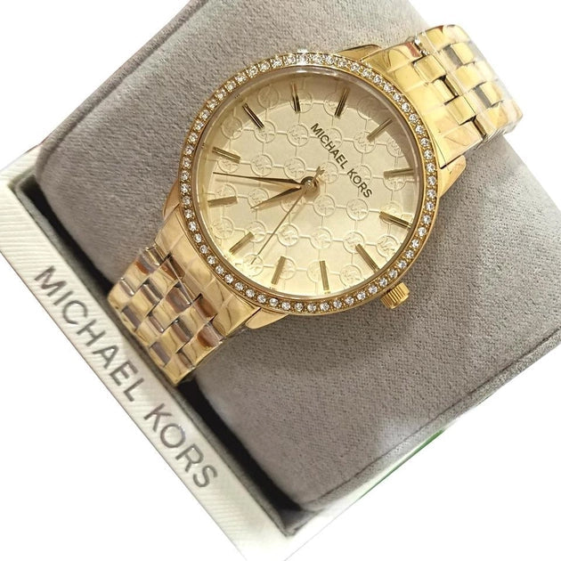  Shop Authentic Michael Kors Argyle Glitz Rose Gold Dial Rose Gold Steel Strap Watch For Women - MK3120 - Luxxuri