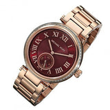  Shop Authentic Michael Kors Skylar Maroon Dial Rose Gold Steel Strap Watch for Women - MK6086 - Luxxuri