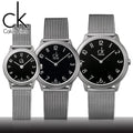  Shop Authentic Calvin Klein Minimal Black Dial Silver Mesh Bracelet Watch for Women - K3M53151 - Luxxuri