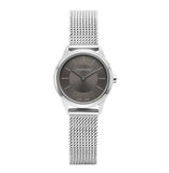  Shop Authentic Calvin Klein Minimal Grey Dial Silver Mesh Bracelet Watch for Women - K3M23124 - Luxxuri