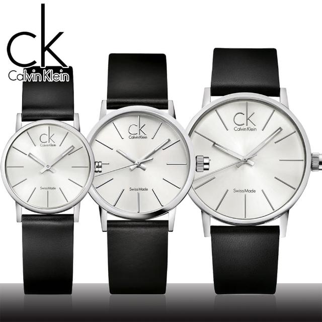  Shop Authentic Calvin Klein Post Minimal Silver Dial Black Leather Strap Watch for Men - K7621192 - Luxxuri