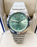  Shop Authentic Breitling Chronomat Automatic 36 Green Dial Silver Steel Strap Watch for Women - A10380101L1A1 - Luxxuri