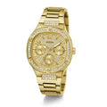  Shop Authentic Guess Duchess Quartz Gold Dial Gold Steel Strap Watch For Women - GW0558L2 - Luxxuri