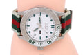  Shop Authentic Gucci G Timeless White Dial Two Tone Nylon Strap Watch For Men - YA126231 - Luxxuri