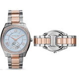  Shop Authentic Michael Kors Bryn Quartz Blue Dial Two Tone Steel Strap Watch For Women - MK6136 - Luxxuri
