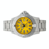  Shop Authentic Breitling Avenger Automatic 45mm Seawolf Yellow Dial Silver Steel Strap Strap Watch for Men - A17319101/1A1 - Luxxuri