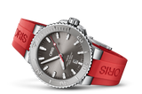  Shop Authentic Oris Aquis Date Relief Grey Dial Red Rubber Strap Watch for Men - 0173377304153-0742466EB - Luxxuri