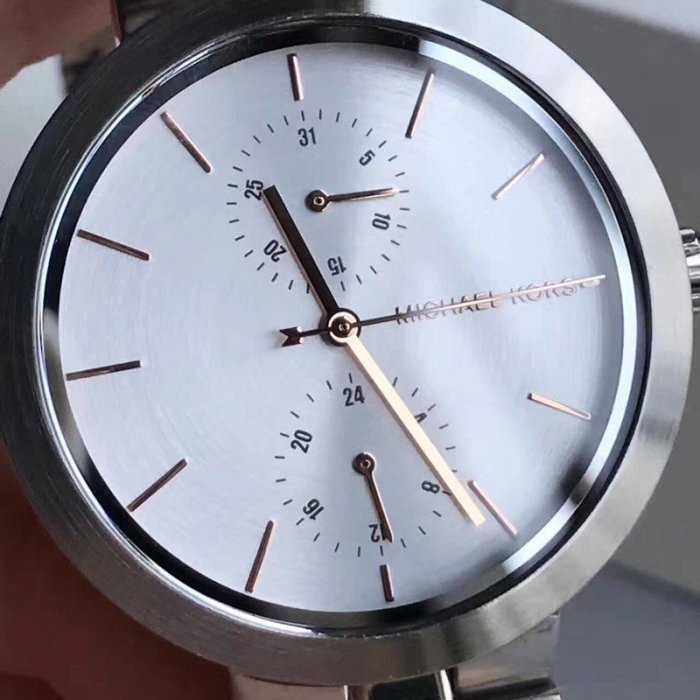  Shop Authentic Michael Kors Garner Analog Silver Dial Silver Steel Strap Watch For Women - MK6407 - Luxxuri