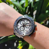  Shop Authentic Tissot T Race Chronograph White Dial Black Rubber Strap Watch For Men - T141.417.17.011.00 - Luxxuri