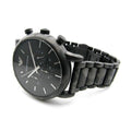  Shop Authentic Emporio Armani Luigi Chronograph Black Dial Black Steep Strap Watch For Men - AR11045 - Luxxuri