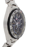  Shop Authentic Tag Heuer Formula 1 Senna Limited Edition Chronograph Black Dial Silver Steel Strap Watch for Men - CAZ1013.BA0883 - Luxxuri